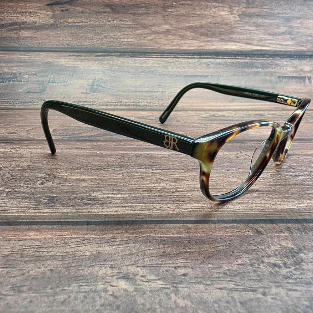 Banana Republic Coleen 0JZW Tortoise Dark Green Cat Eye Eyeglasses 49-17-135